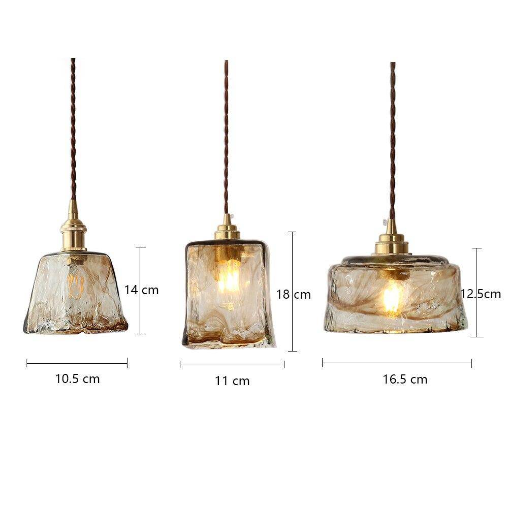 Suspension LED Cuivre Rétro | Marco Lucetti