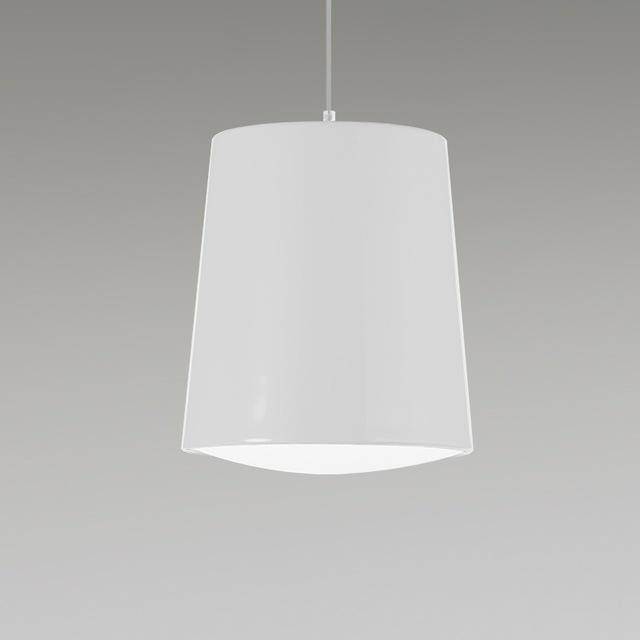 Suspension LED Cylindre Aluminium - Design Moderne | Marco Lucetti Blanc