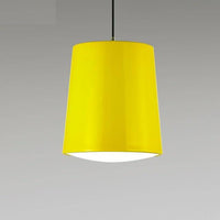 Suspension LED Cylindre Aluminium - Design Moderne | Marco Lucetti Jaune