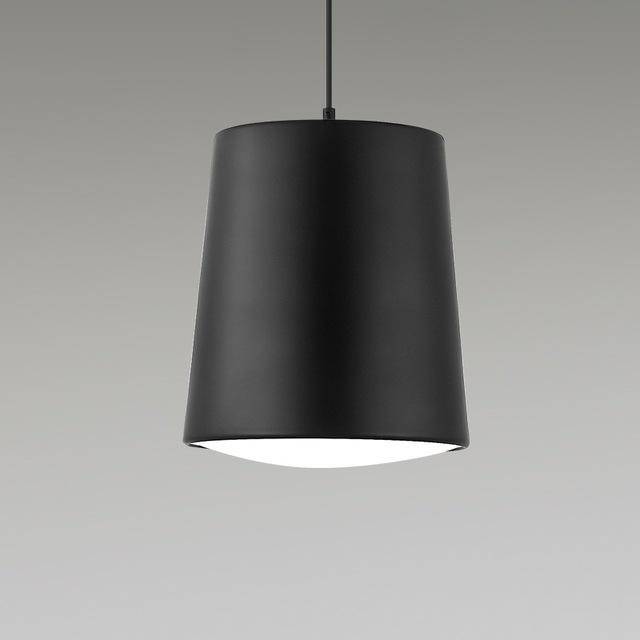 Suspension LED Cylindre Aluminium - Design Moderne | Marco Lucetti Noir