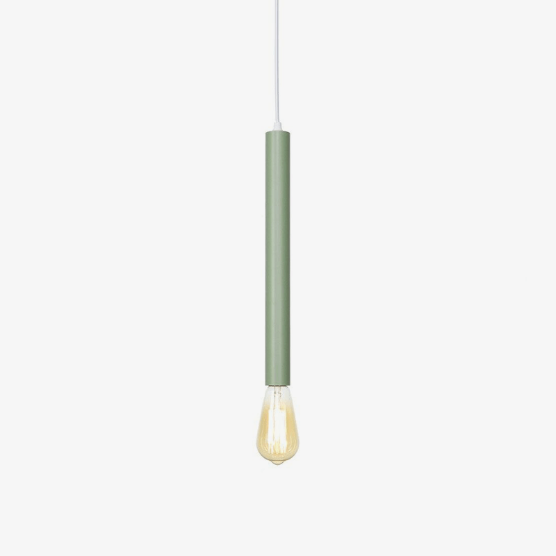 Suspension LED cylindre colorée: style unique