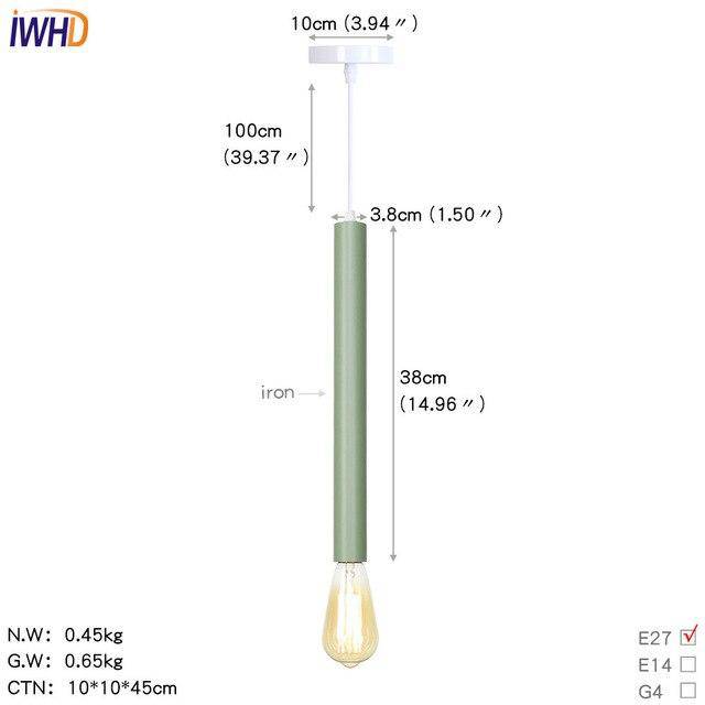 Suspension LED cylindre colorée: style unique | Marco Lucetti