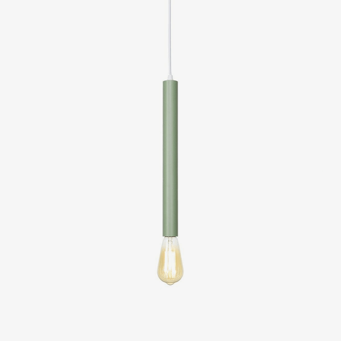 Suspension LED cylindre colorée: style unique | Marco Lucetti Vert