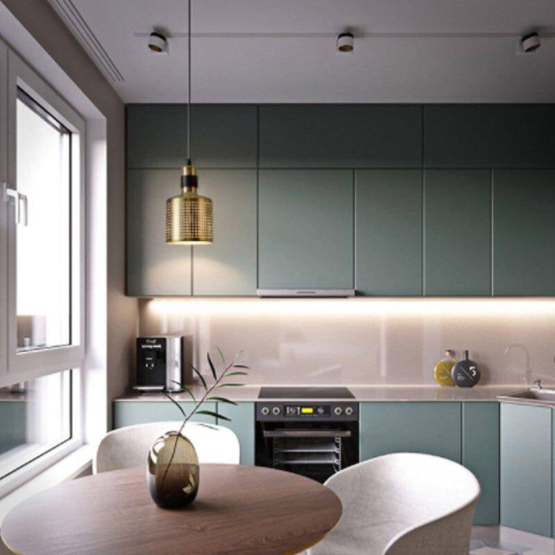 Suspension LED cylindre cuivré chic | Marco Lucetti