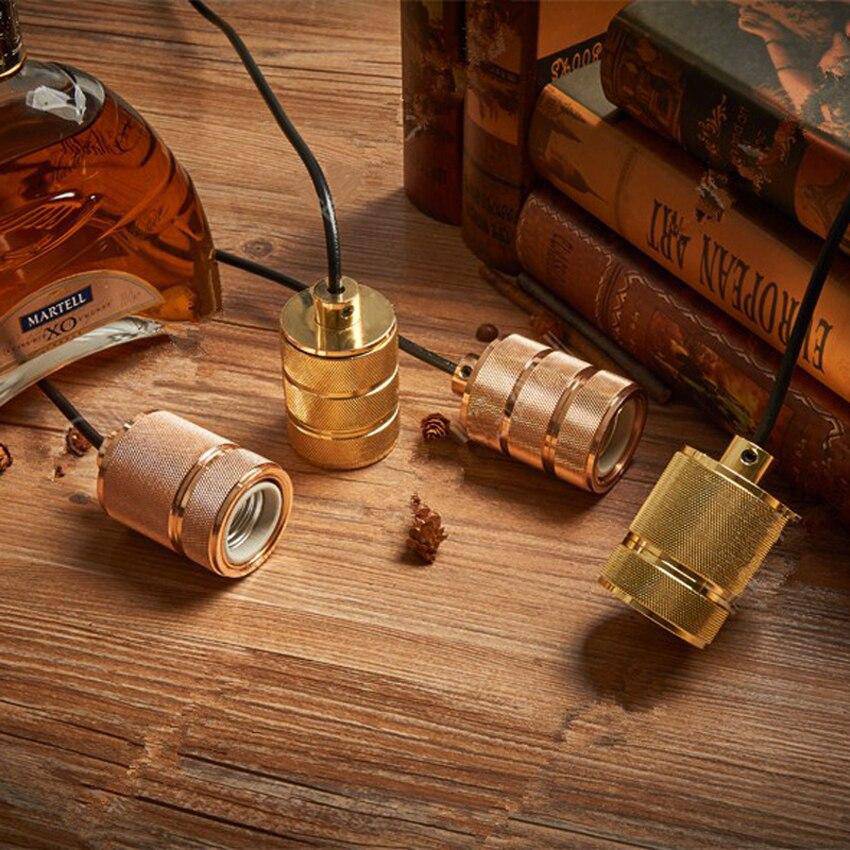 Suspension LED cylindre doré - Luxoria | Marco Lucetti