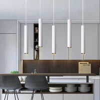 Suspension LED Cylindre & Tube Dimmable Brandé | Marco Lucetti