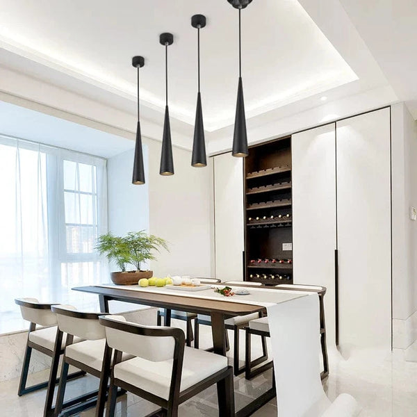 Suspension LED Cylindre & Tube Dimmable Brandé | Marco Lucetti