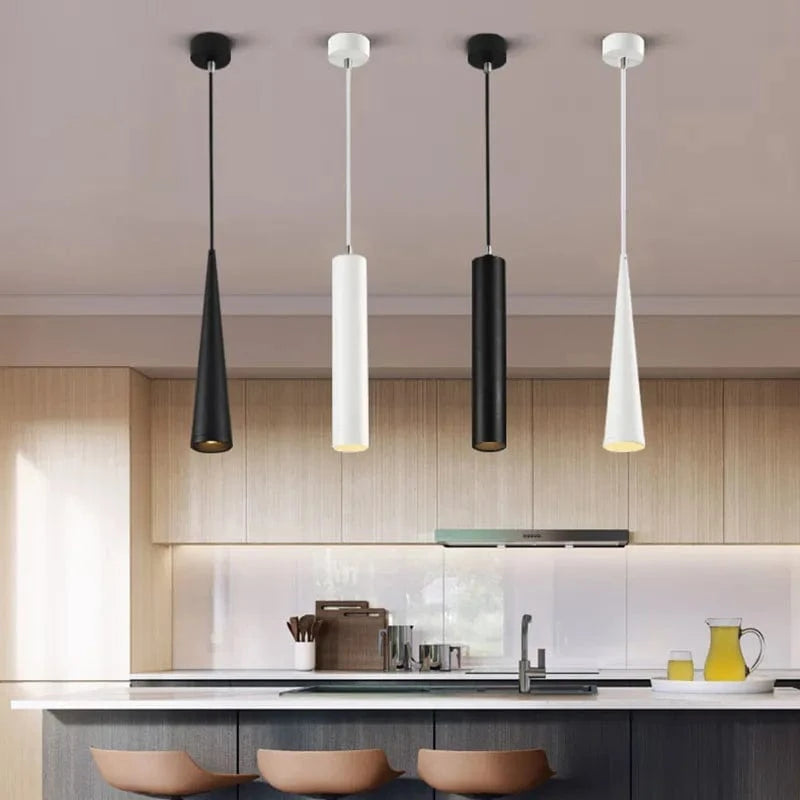 Suspension LED Cylindre & Tube Dimmable Brandé | Marco Lucetti