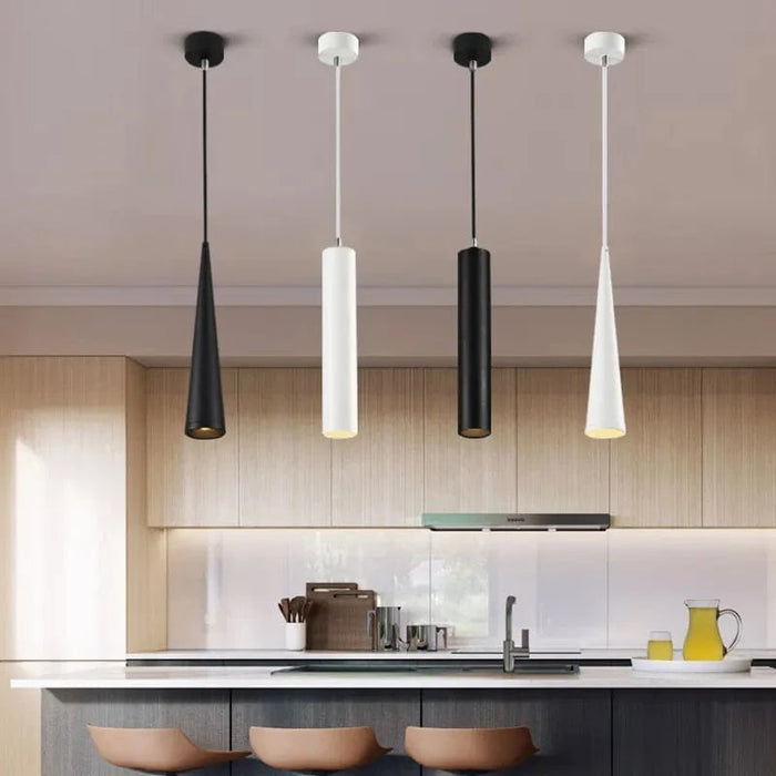 Suspension LED Cylindre & Tube Dimmable Brandé | Marco Lucetti