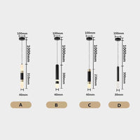 Suspension LED cylindrique Luisa | Marco Lucetti