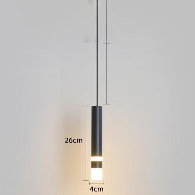 Suspension LED cylindrique Luisa | Marco Lucetti B / 12W - Dimmable / Chaude