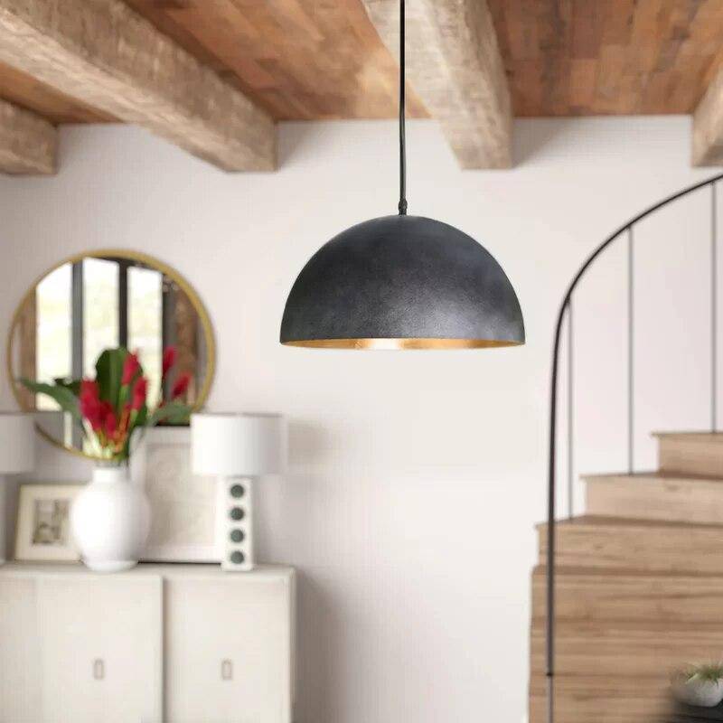 Suspension LED de Luxe avec Luminaire Métallique Arrondi | Marco Lucetti