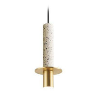 Suspension LED de Luxe en Terrazzo Ciment | Marco Lucetti Beige