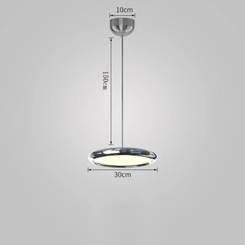 Suspension LED décoratif LED éclairage intérieur moderne | Marco Lucetti 1 tête / Blanc chaud