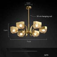 Suspension LED décorative en cuivre avec luminaire ajustable. | Marco Lucetti