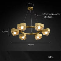 Suspension LED décorative en cuivre avec luminaire ajustable. | Marco Lucetti