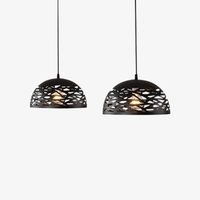 Suspension LED Demi-Boule Modern Creative - Noir, Blanc, Rouge | Marco Lucetti
