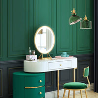 Suspension LED Dena - Édition Vert Doré | Marco Lucetti