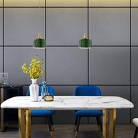 Suspension LED Dena - Édition Vert Doré | Marco Lucetti