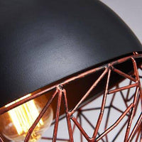 Suspension LED Design avec Abat-Jour Métal et Ampoule Vintage | Marco Lucetti