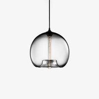 Suspension LED Design avec Boule en Verre Colorée | Marco Lucetti Transparent