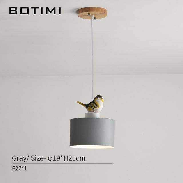 Suspension LED design avec motif d'oiseau - Botimi | Marco Lucetti