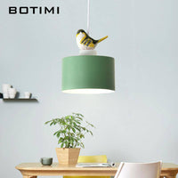 Suspension LED design avec motif d'oiseau - Botimi | Marco Lucetti