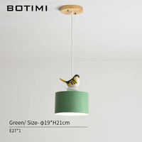 Suspension LED design avec motif d'oiseau - Botimi | Marco Lucetti Vert