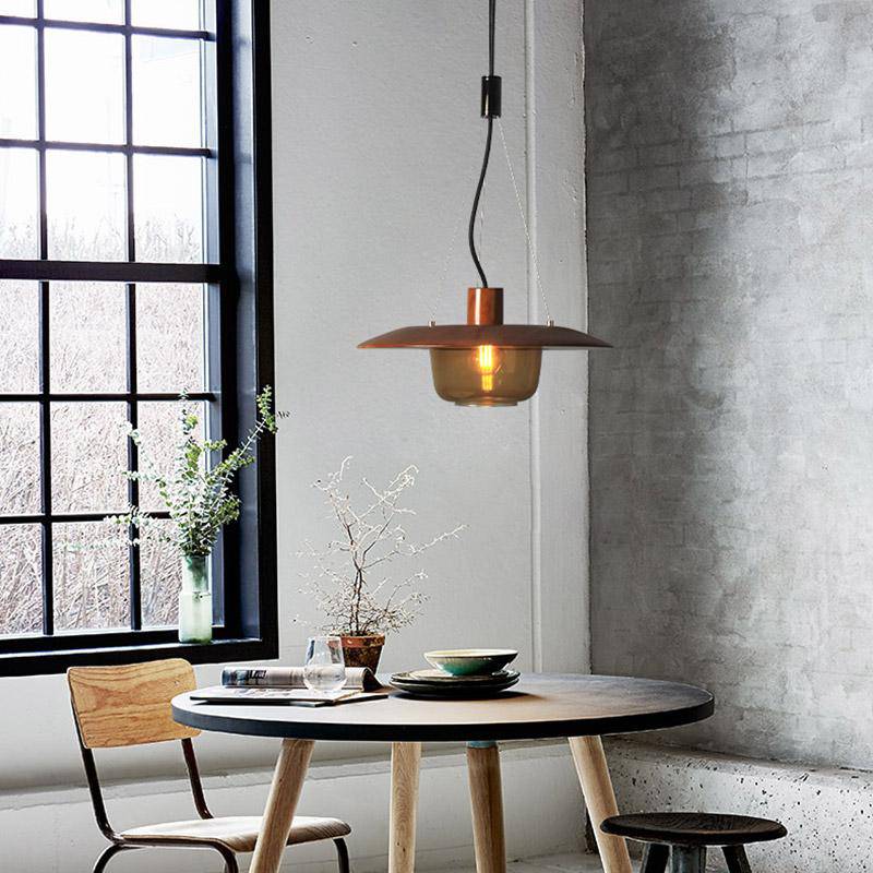 Suspension LED Design Bois & Verre | Marco Lucetti