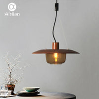 Suspension LED Design Bois & Verre | Marco Lucetti