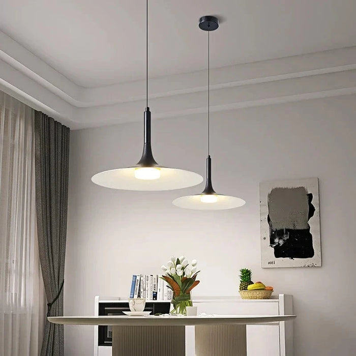 Suspension LED design conique noir | Marco Lucetti