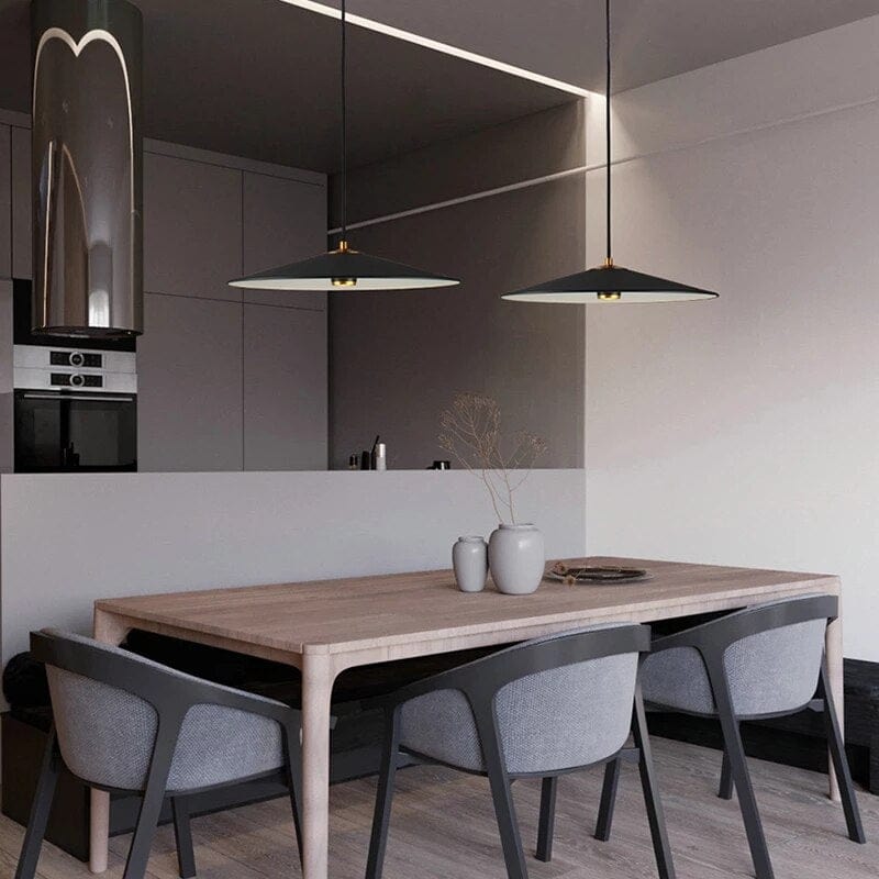 Suspension LED design conique plate Vermont | Marco Lucetti