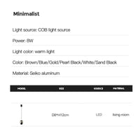 Suspension LED Design Cuivrée | Marco Lucetti