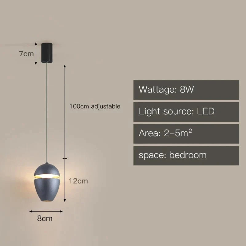 Suspension LED Design Cuivrée | Marco Lucetti 3 / Lumière chaude