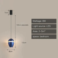 Suspension LED Design Cuivrée | Marco Lucetti 5 / Lumière chaude