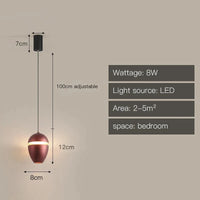 Suspension LED Design Cuivrée | Marco Lucetti 7 / Lumière chaude