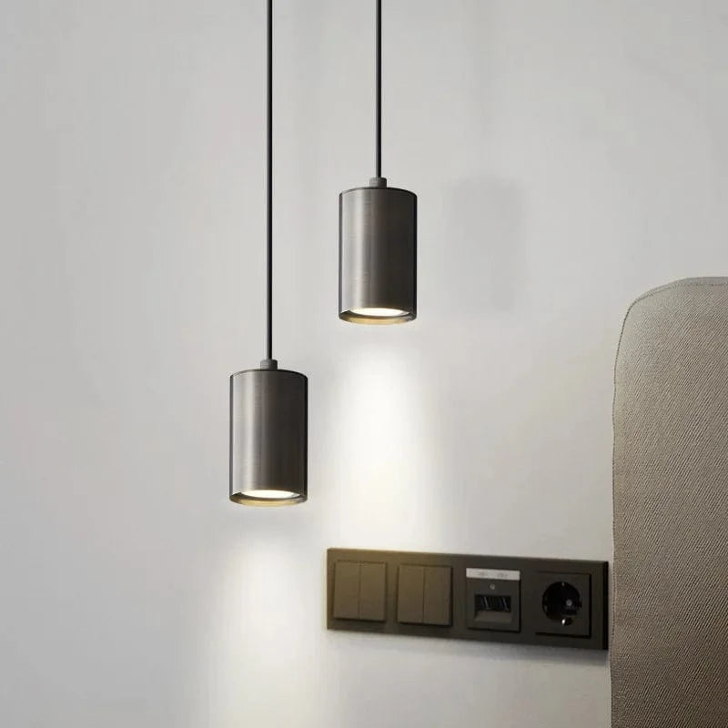 Suspension LED design cylindrique - Collection Éclat Moderne | Marco Lucetti