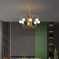 Suspension LED Design Dorée Ultra Moderne | Marco Lucetti