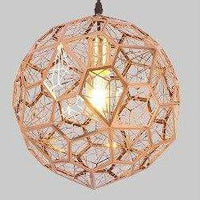 Suspension LED design : effet ronde perforée | Marco Lucetti Rose Gold / 40cm