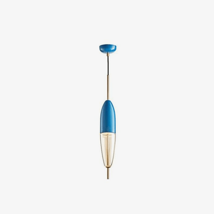 Suspension LED Design Élégante - Bleue ou Dorée | Marco Lucetti A - Bleu