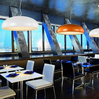Suspension LED design en aluminium boule ovale | Marco Lucetti