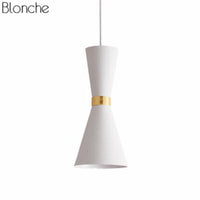 Suspension LED Design en Aluminium Funnel | Marco Lucetti Blanc