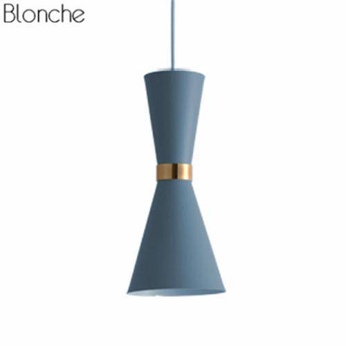 Suspension LED Design en Aluminium Funnel | Marco Lucetti Bleu marine