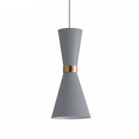 Suspension LED Design en Aluminium Funnel | Marco Lucetti Gris