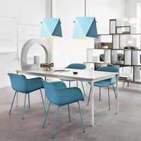 Suspension LED design en métal coloré géométrique | Marco Lucetti