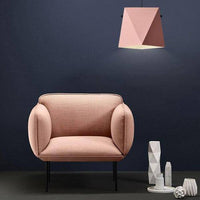 Suspension LED design en métal coloré géométrique | Marco Lucetti