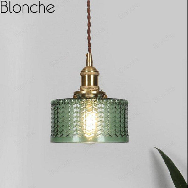 Suspension LED design en métal et verre | Marco Lucetti A / Vert
