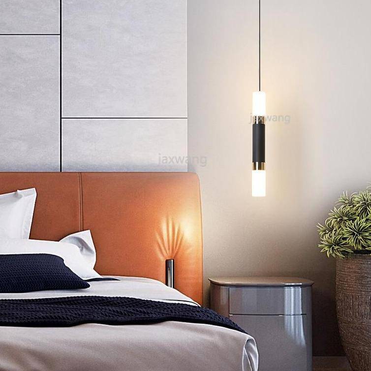 Suspension LED design en tube métal. | Marco Lucetti