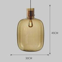 Suspension LED Design en Verre avec Abat-Jour Coloré | Marco Lucetti