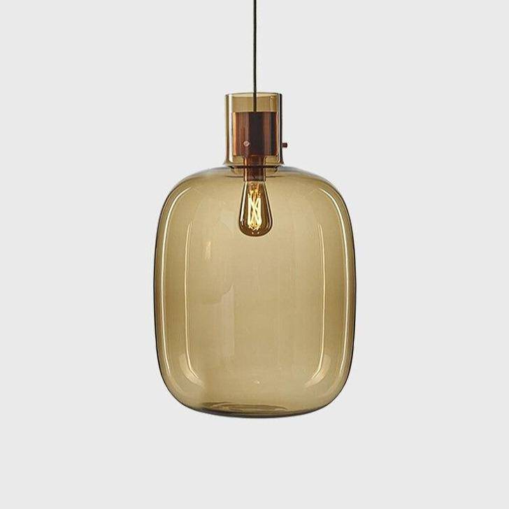 Suspension LED Design en Verre avec Abat-Jour Coloré | Marco Lucetti